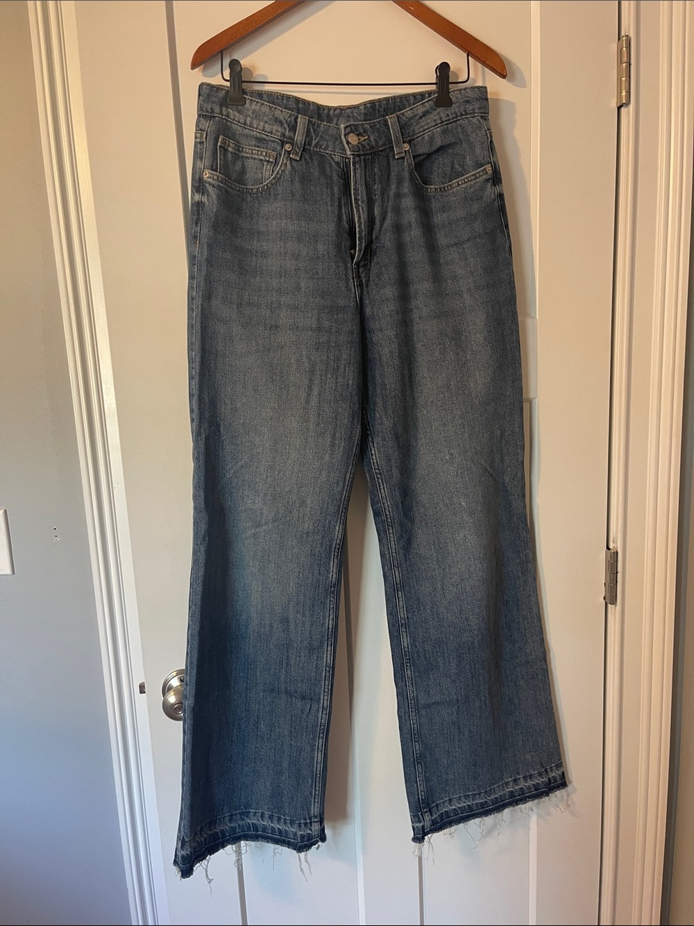 Women’s H&M Denim Wide-Leg Jeans